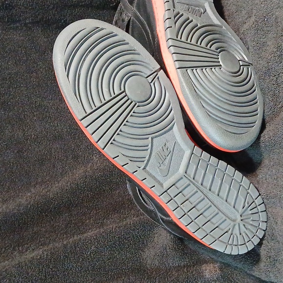 Nike Dunk High Premium ,Hot Lava,Rec Splatter,Black Bred (2009) Mens Size-12 - Picture 7 of 12